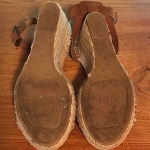 J. Crew Shoes - J. Crew Suede Wedge Sandals J. Crew Shoes - J. Crew Suede Wedge Sandals